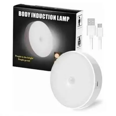 Motion Sensor Light for Home with USB Charging Wireless Self Adhesive LED Night Lamp Rechargeable Body Sensor Wall Light for Hallway, Bedroom, Bathroom, Kitchen