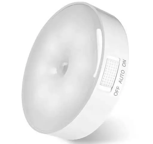 Motion Sensor Light for Home with USB Charging Wireless Self Adhesive LED Night Lamp Rechargeable Body Sensor Wall Light for Hallway, Bedroom, Bathroom, Kitchen