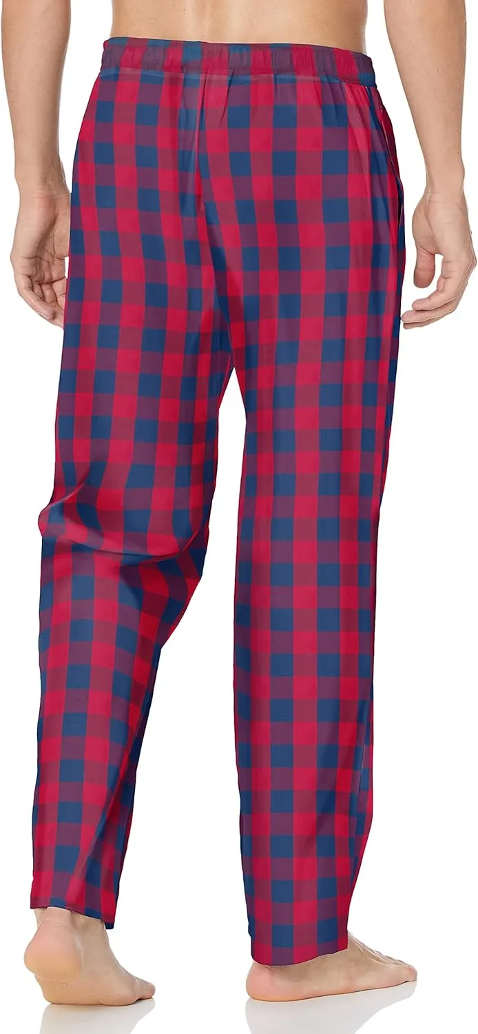 Nautica Men's Soft Woven 100% Cotton Elastic Waistband Sleep Pajama Pant
