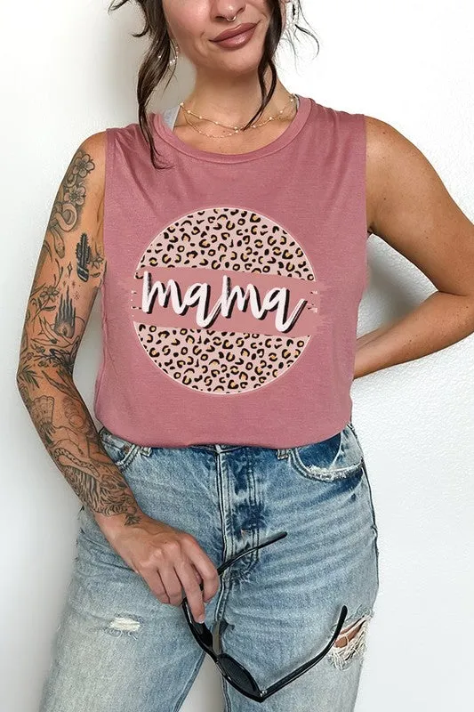 Neutral Mama Circle Muscle Tank Top