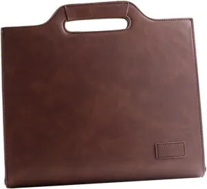 NOLITOY Vintage Casual Messenger Bag for Documents Briefcase for Men Stylish Portfolio Bag