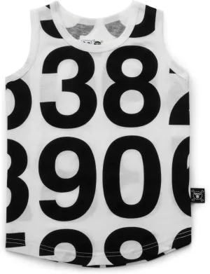 NUNUNU Kids Tank Tops, Unisex 100% Cotton Fun Print Sleeveless Shirts for Boys and Girls - Athletic and Casual Wear