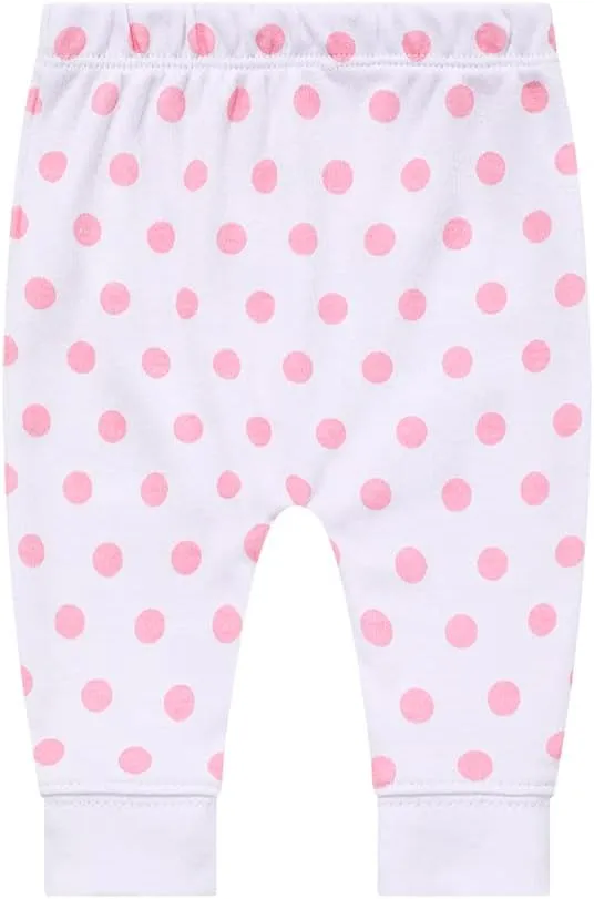 Pack of 4 Baby Jogger Pants - Soft Cotton Pants for Boys and Girls - Unisex Cute Color Designs for Infants
