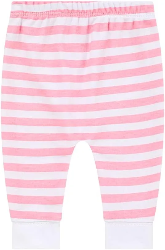 Pack of 4 Baby Jogger Pants - Soft Cotton Pants for Boys and Girls - Unisex Cute Color Designs for Infants