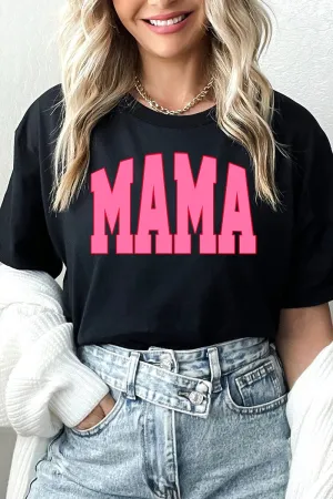 Pink Arched Mama Short Sleeve Relaxed Fit T-Shirt
