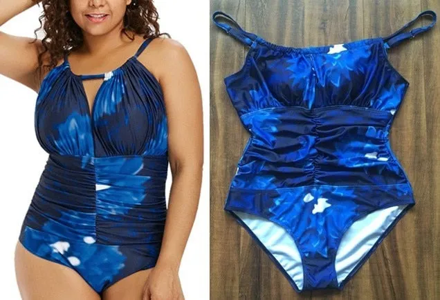 Plus Size Swimsuit Push Up Swimwear
