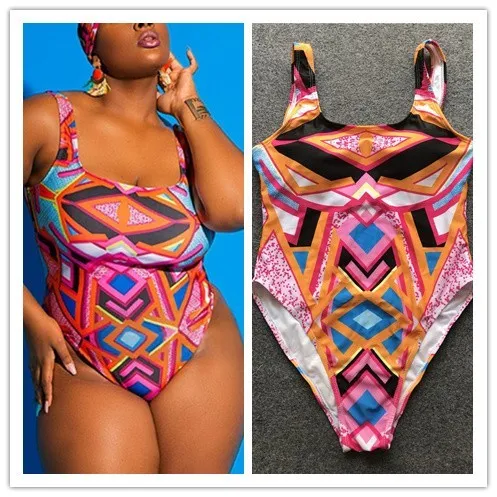 Plus Size Swimsuit Push Up Swimwear