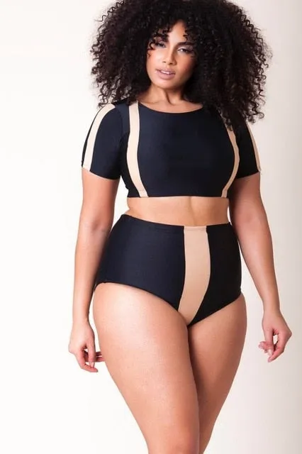 Plus Size Swimsuit Push Up Swimwear