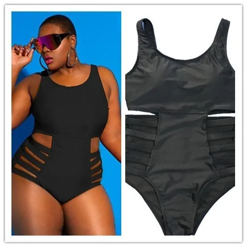 Plus Size Swimsuit Push Up Swimwear