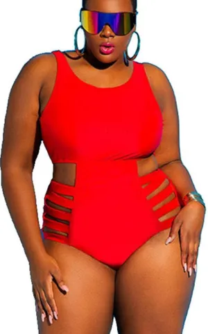 Plus Size Swimsuit Push Up Swimwear