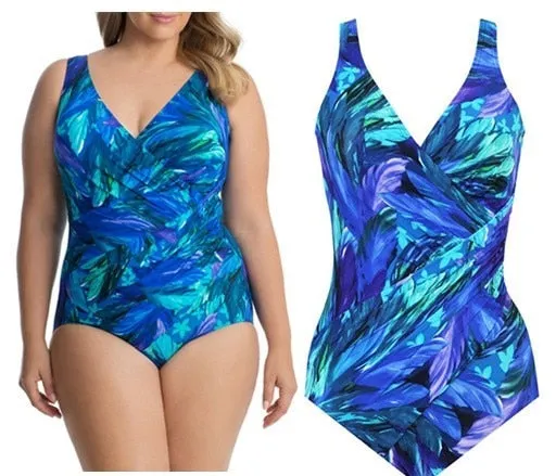 Plus Size Swimsuit Push Up Swimwear