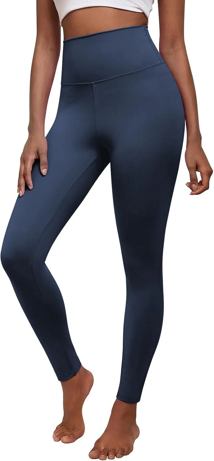 QIANXIZHAN Women's High Waisted Leggings, Thick Yoga Pants Soft Elastic Tummy Control for Workout Athletic