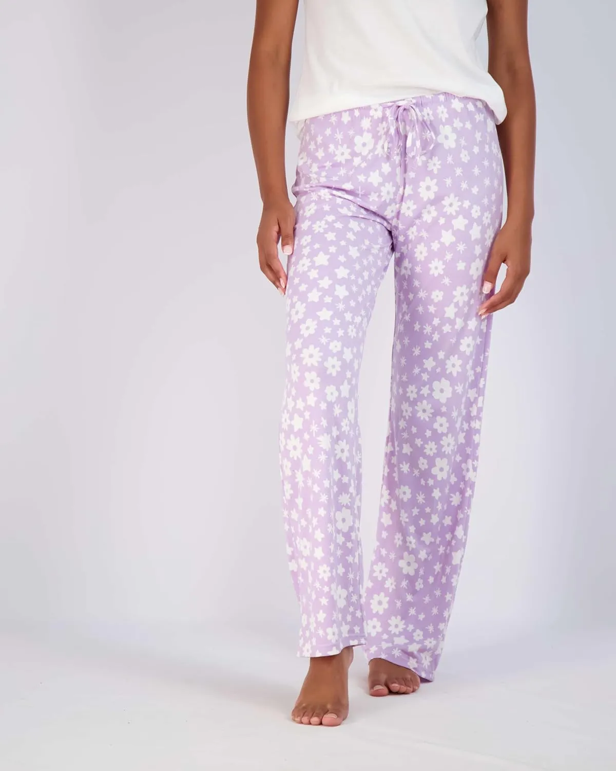Real Essentials 3 Pack: Womens Ultra-Soft Comfy Pajama Lounge Pants Sleepwear (Available in Plus Size)
