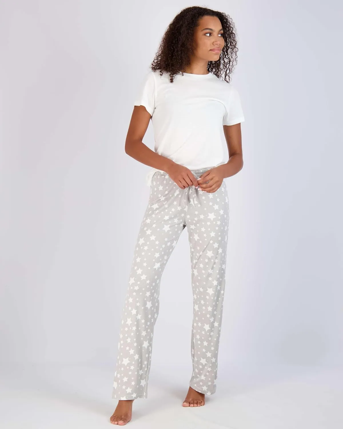 Real Essentials 3 Pack: Womens Ultra-Soft Comfy Pajama Lounge Pants Sleepwear (Available in Plus Size)
