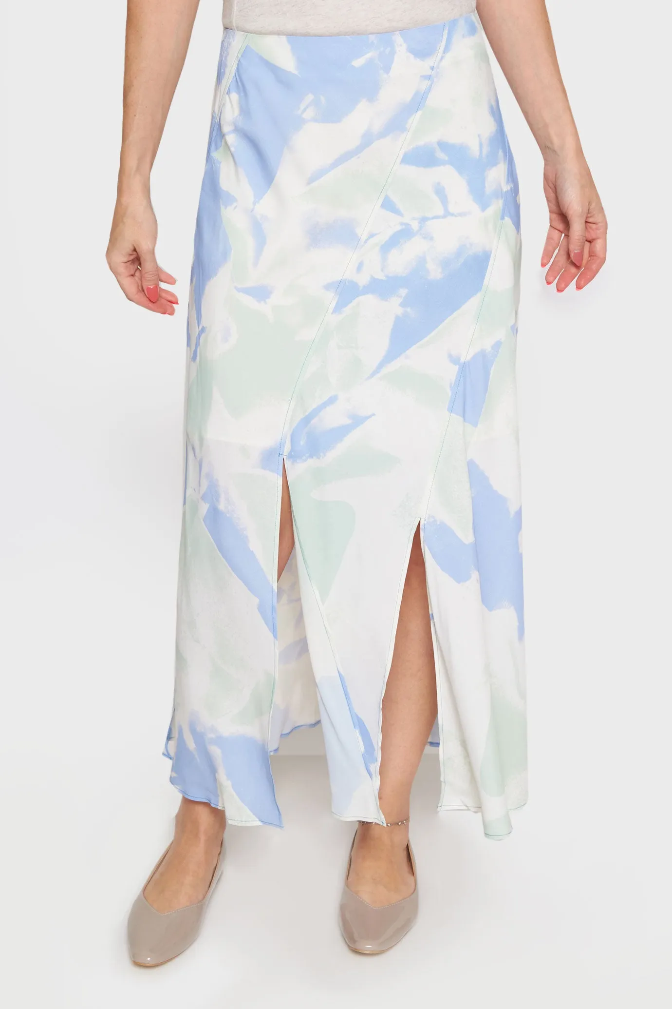 Remi Printed Midi Skirt