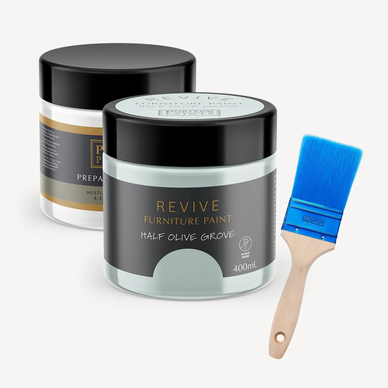 Revive Furniture Paint in Half Olive Grove