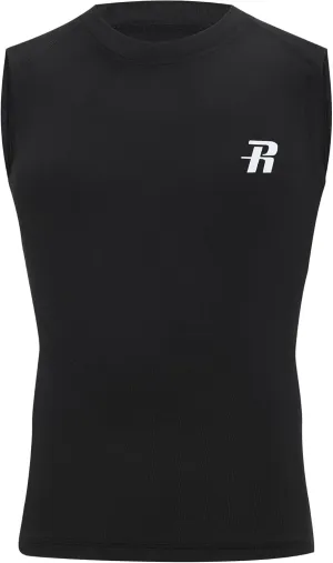 Runhit Boys Sleeveless Compression Shirt Kids Athletic Tank Tops Youth Quick Dry Undershirt for Football Basketball