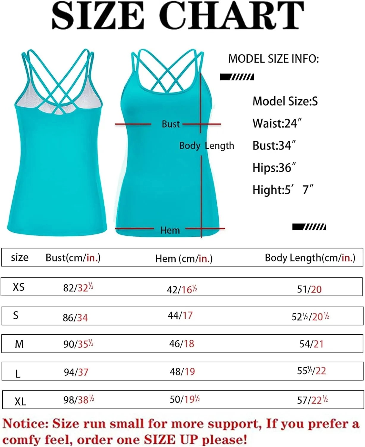 RUNNING GIRL Yoga Tank Tops for Women Built in Shelf Bra B/C Cups Strappy Back Activewear Workout Compression Tops