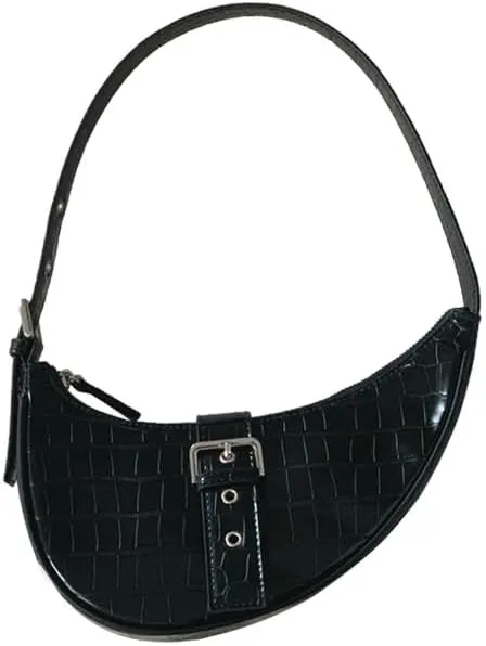 Saddle Bag for Women Stylish Handbag Cute Shoulder Bag y2k purse with Zipper Closure