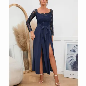 Sexy Lace Off Shoulder Lace-Up Wide-Leg Jump Suits Wholesale Jumpsuits