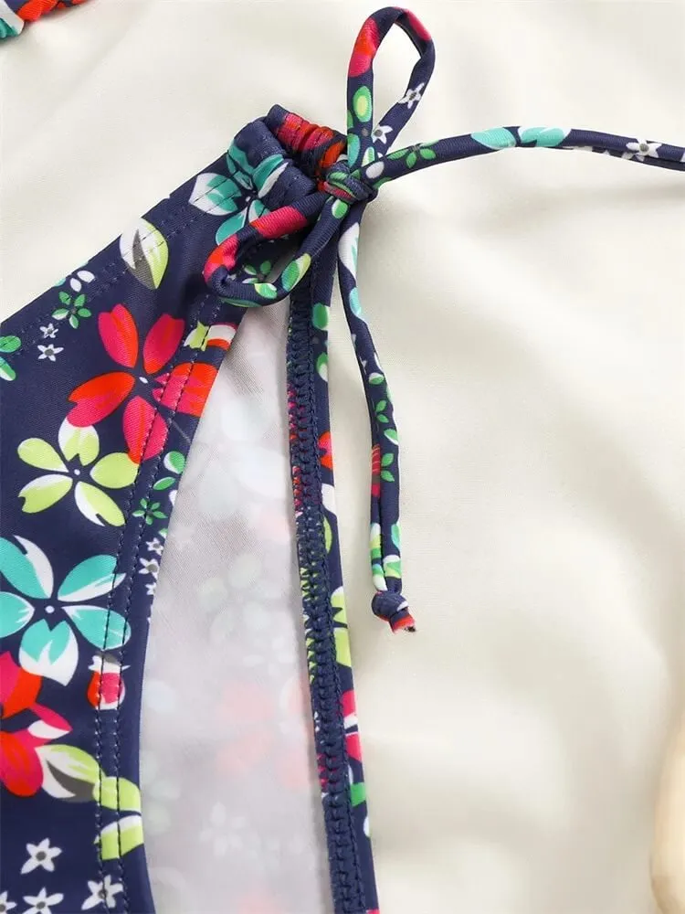 Sexy Ladies Bikinis with Prints / Female Two Piece Swimsuit - SF1086