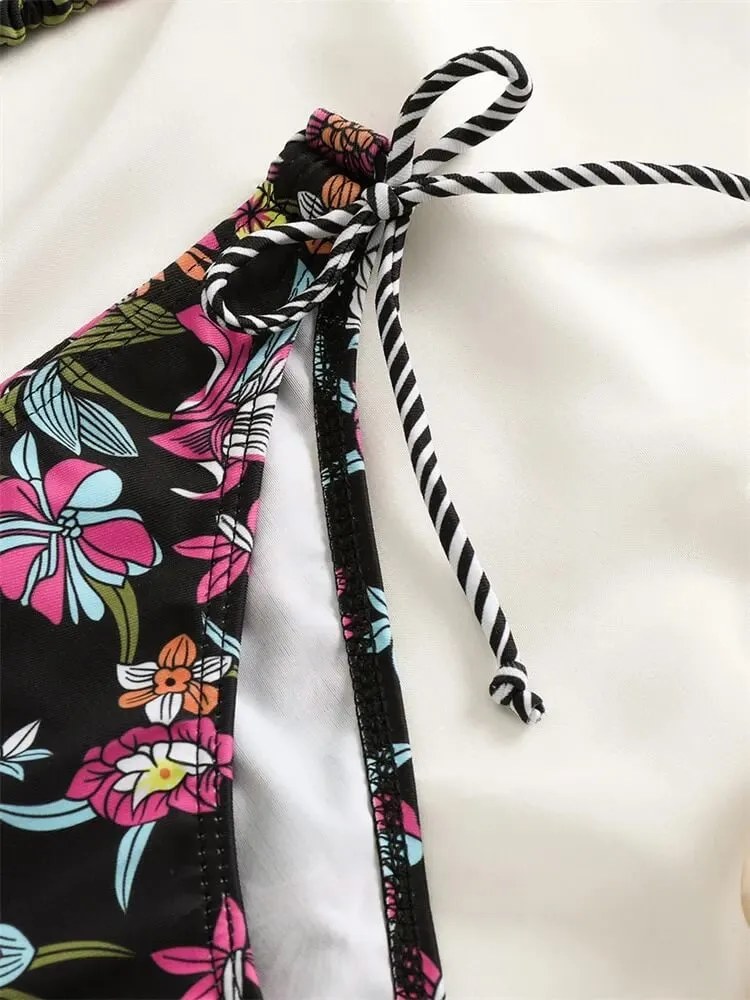 Sexy Ladies Bikinis with Prints / Female Two Piece Swimsuit - SF1086