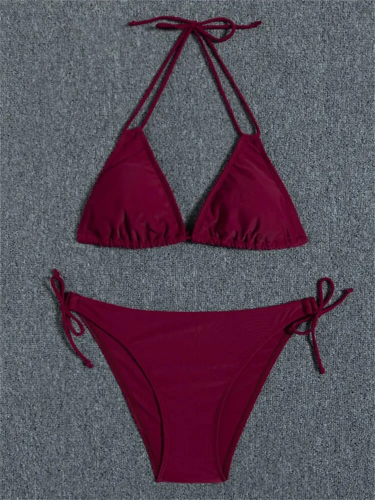 Sexy Ladies Bikinis with Prints / Female Two Piece Swimsuit - SF1086