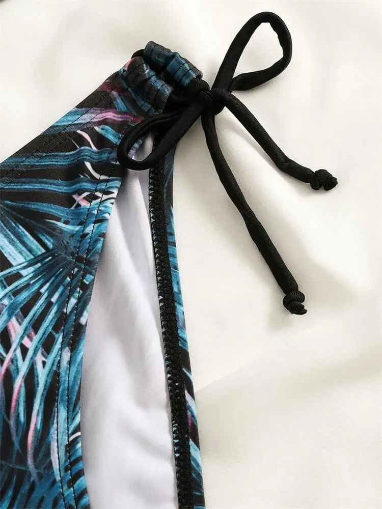 Sexy Ladies Bikinis with Prints / Female Two Piece Swimsuit - SF1086