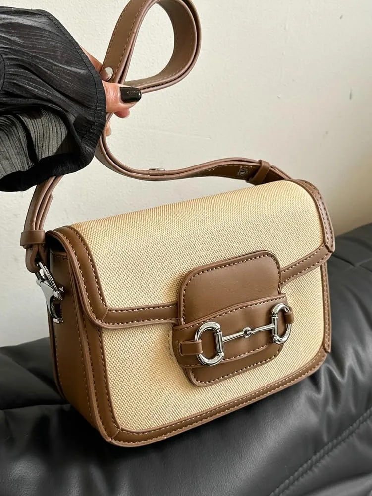 Shoulder Bag for Women PU Leather Hobo Purses Stylish Satchel Crossbody Bag 2024