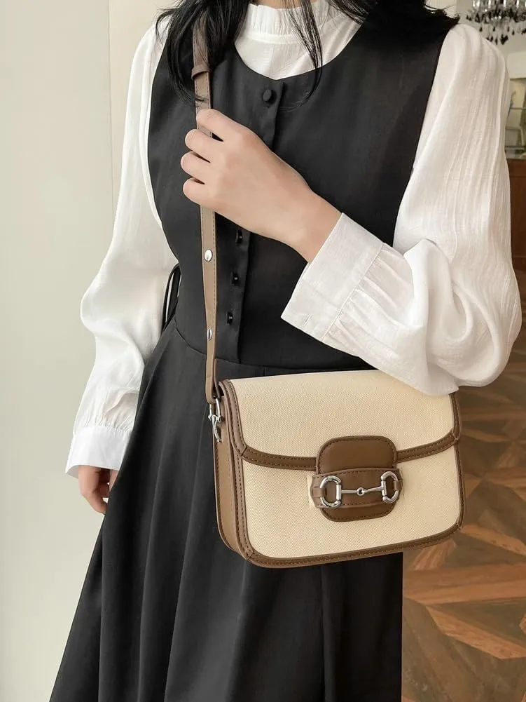 Shoulder Bag for Women PU Leather Hobo Purses Stylish Satchel Crossbody Bag 2024