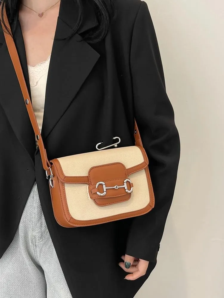 Shoulder Bag for Women PU Leather Hobo Purses Stylish Satchel Crossbody Bag 2024