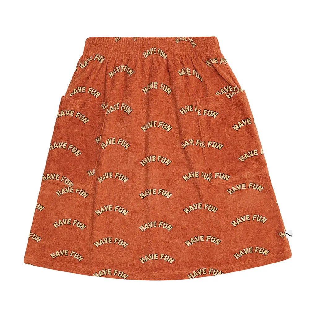 Skirt Midi with Pockets Have Fun