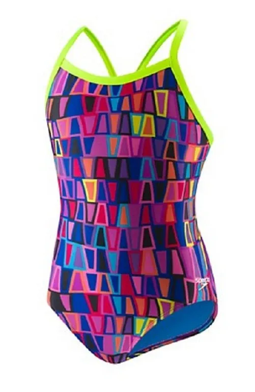 SPEEDO Flipturns: Printed Propel Back (Pink/Orange) - ProLT