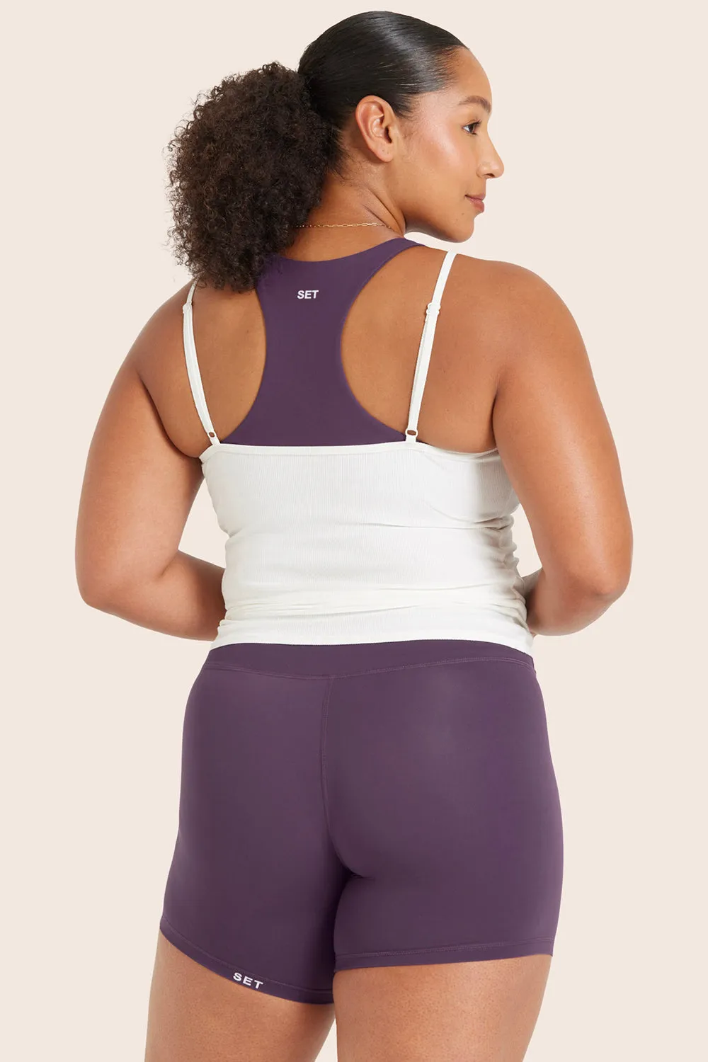 SPORTBODY® LAYERED CAMI BRA - SPARKLE