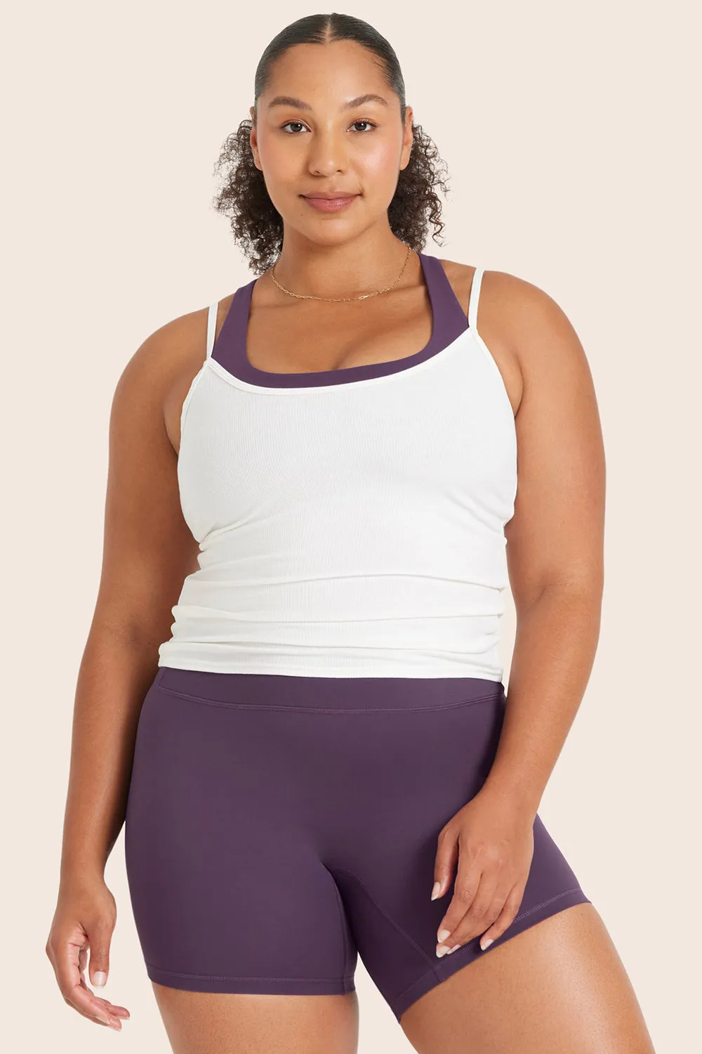 SPORTBODY® LAYERED CAMI BRA - SPARKLE