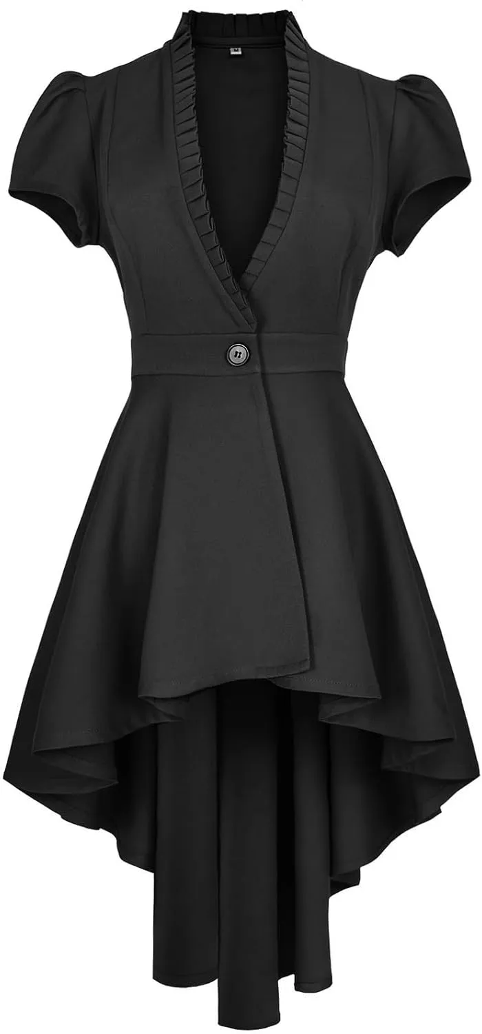 Steampunk jackets for women victorian tailcoat Pirate coat Halloween Victorian tops
