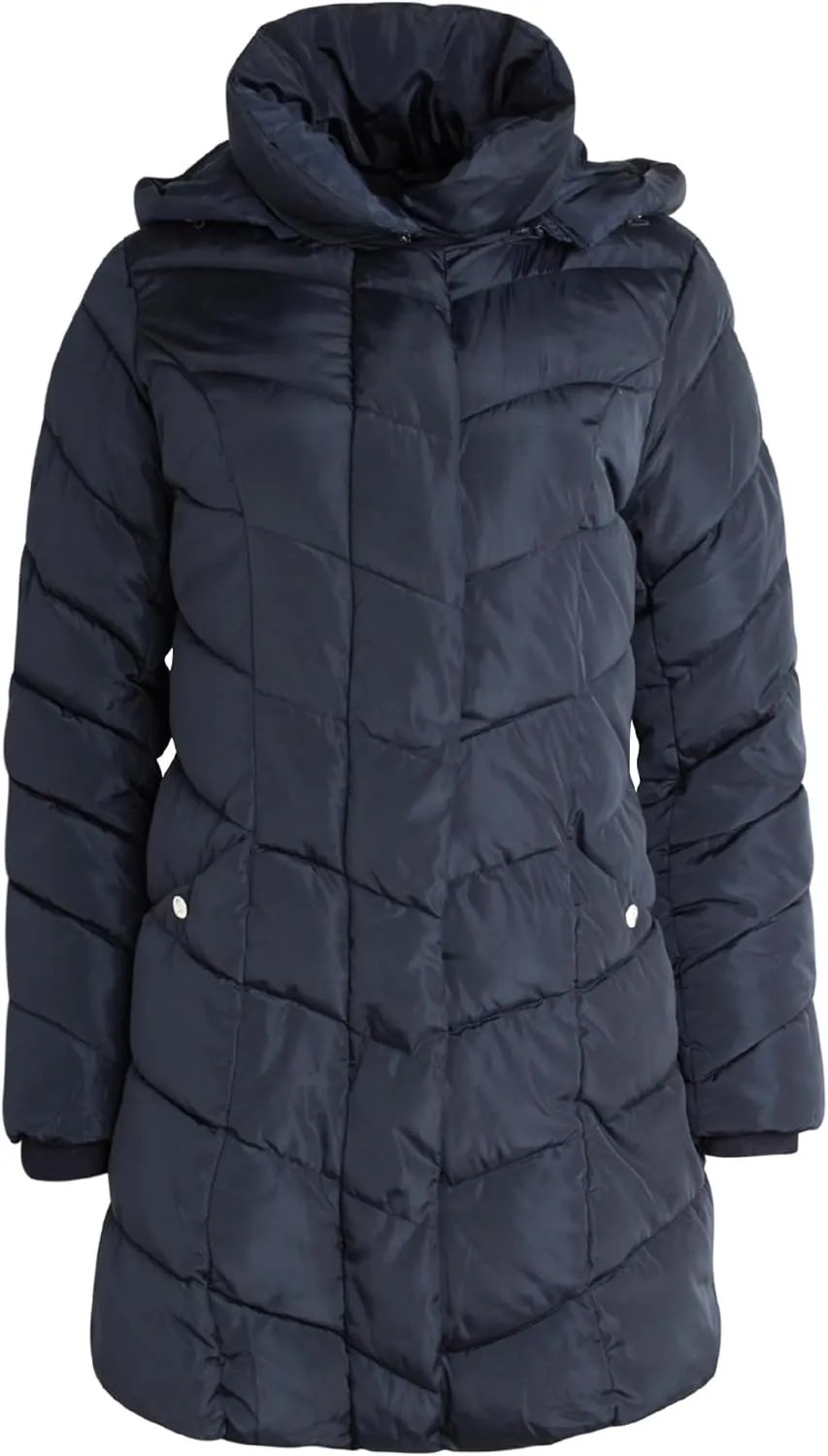Steve Madden Women's Insulated Quilted Puffer Parka Winter Coat with Hood (S-XL)