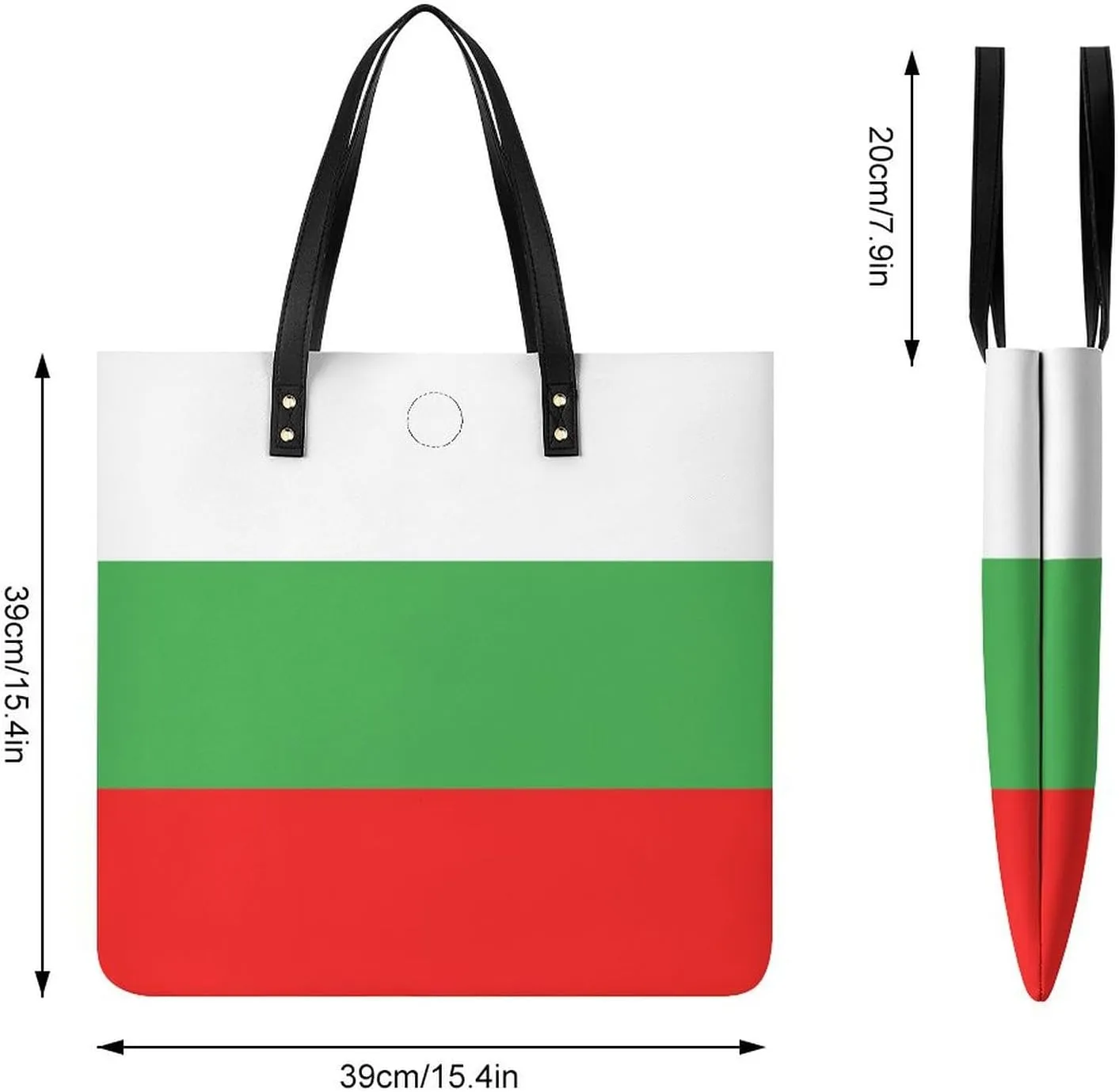 Stylish Congo Flag Women's Hobo Bag Elegant Leather Tote for Travel and Daily Essentials