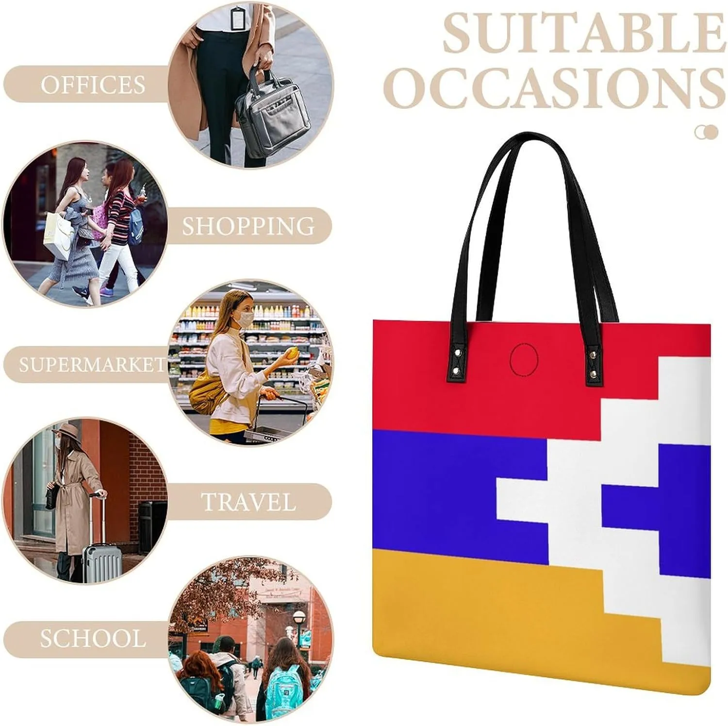 Stylish Congo Flag Women's Hobo Bag Elegant Leather Tote for Travel and Daily Essentials