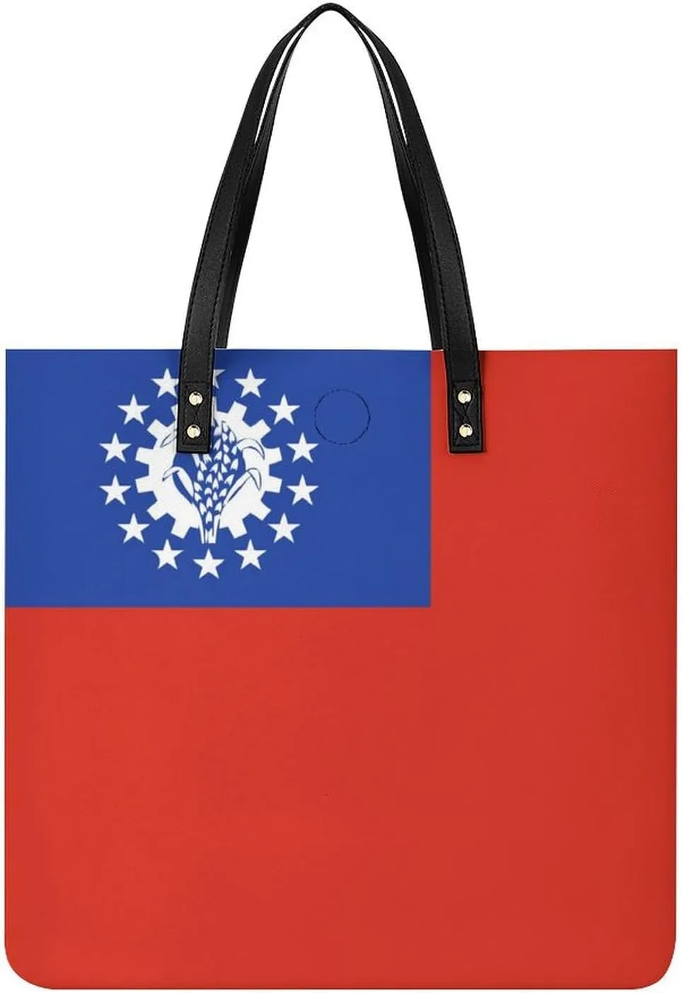 Stylish Congo Flag Women's Hobo Bag Elegant Leather Tote for Travel and Daily Essentials