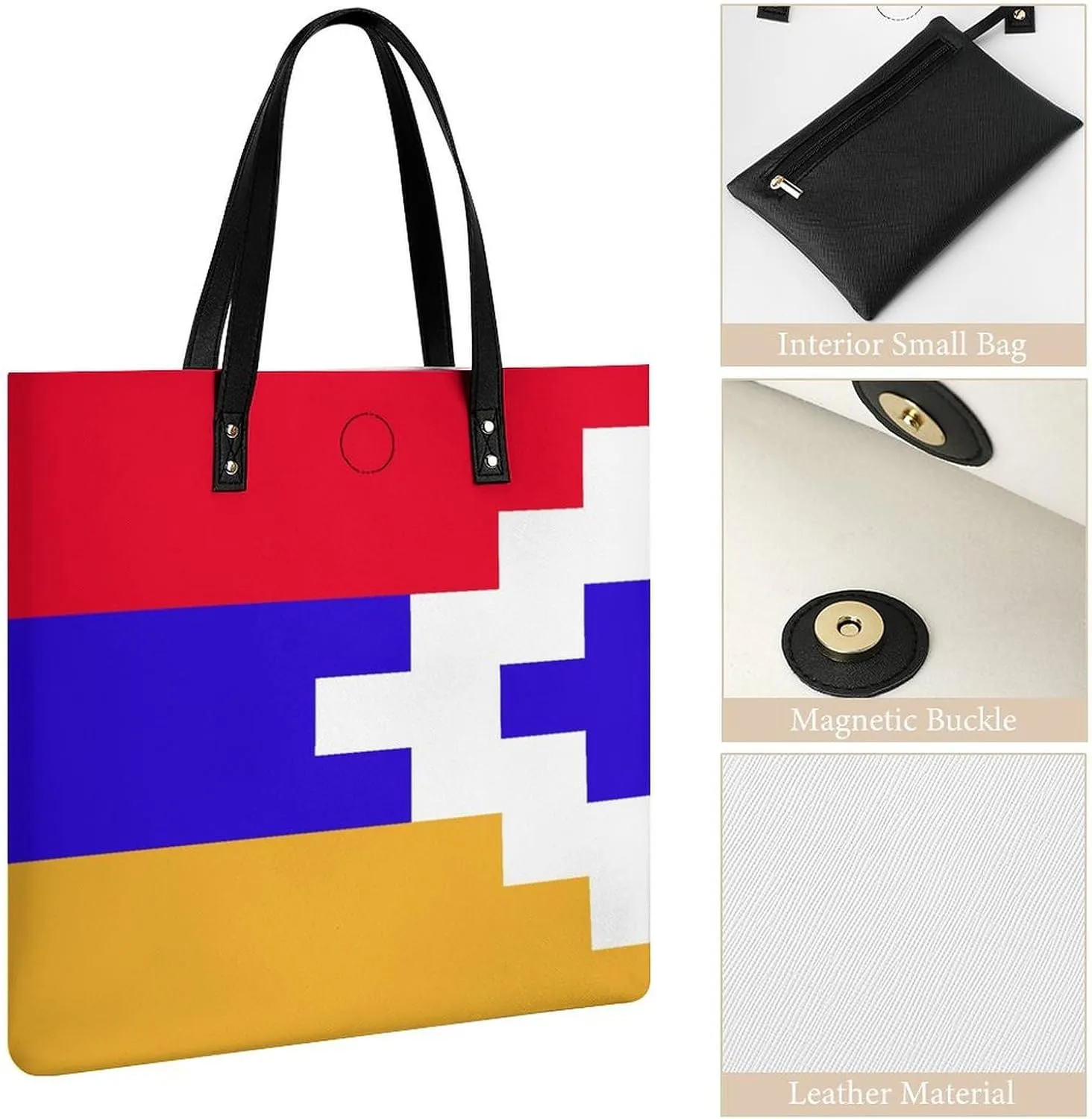 Stylish Congo Flag Women's Hobo Bag Elegant Leather Tote for Travel and Daily Essentials