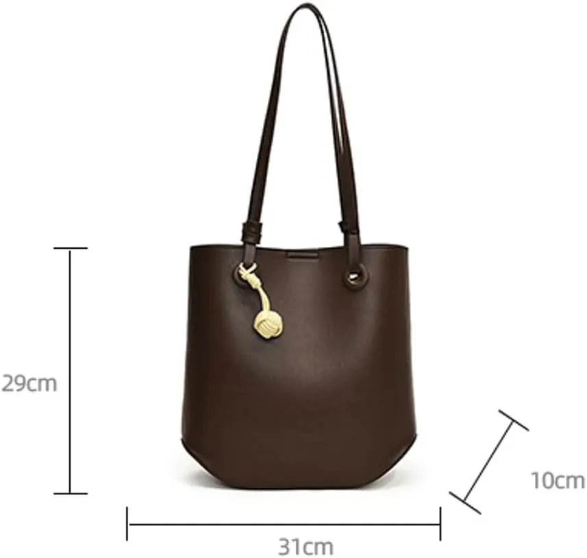 Stylish Handbag & Shoulder Bag with Large Capacity Bucket Bag Tote Bag Women