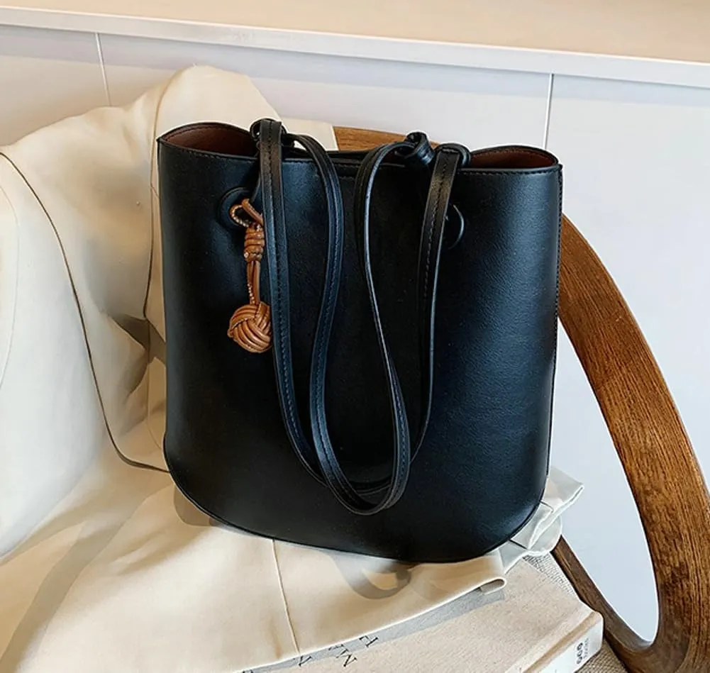 Stylish Handbag & Shoulder Bag with Large Capacity Bucket Bag Tote Bag Women
