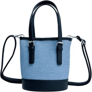 Stylish Japanese Style PU Bucket Bag Shoulder Bags for Women for Outdoor Adventures