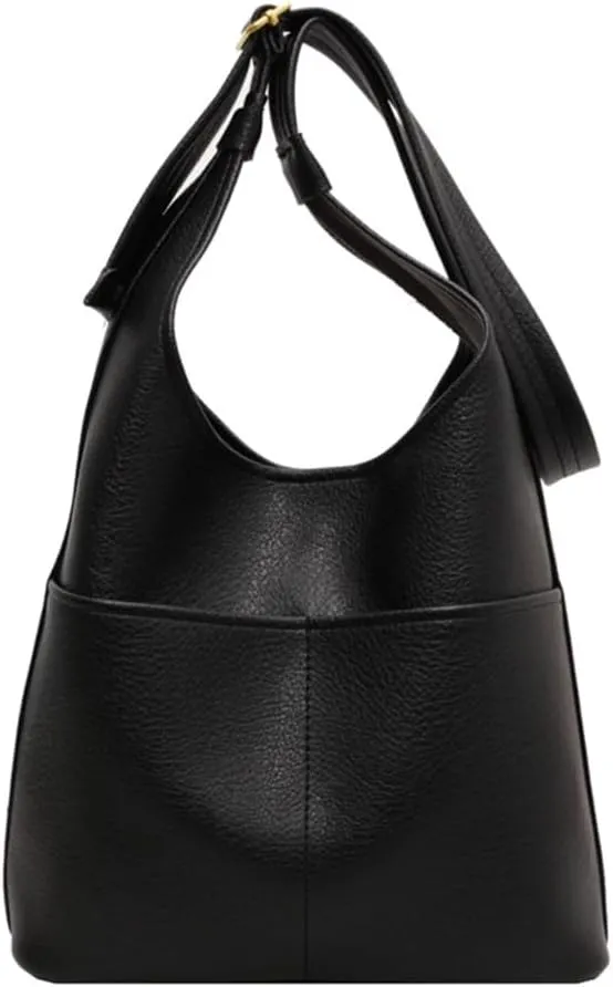 Stylish PU Bucket Bag for Women Large Capacity Purse and Shoulder Bag Handbags