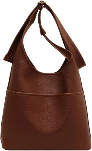 Stylish PU Bucket Bag for Women Large Capacity Purse and Shoulder Bag Handbags