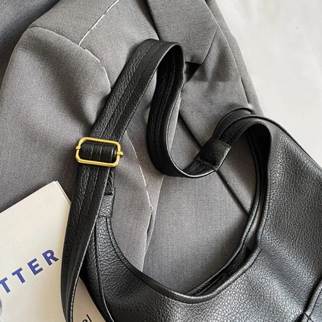 Stylish PU Bucket Bag for Women Large Capacity Purse and Shoulder Bag Handbags