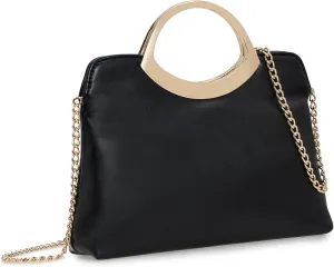 Stylish PU leather Small Prom Handbag Formal Women Party Clutch Dressy Wedding Purse