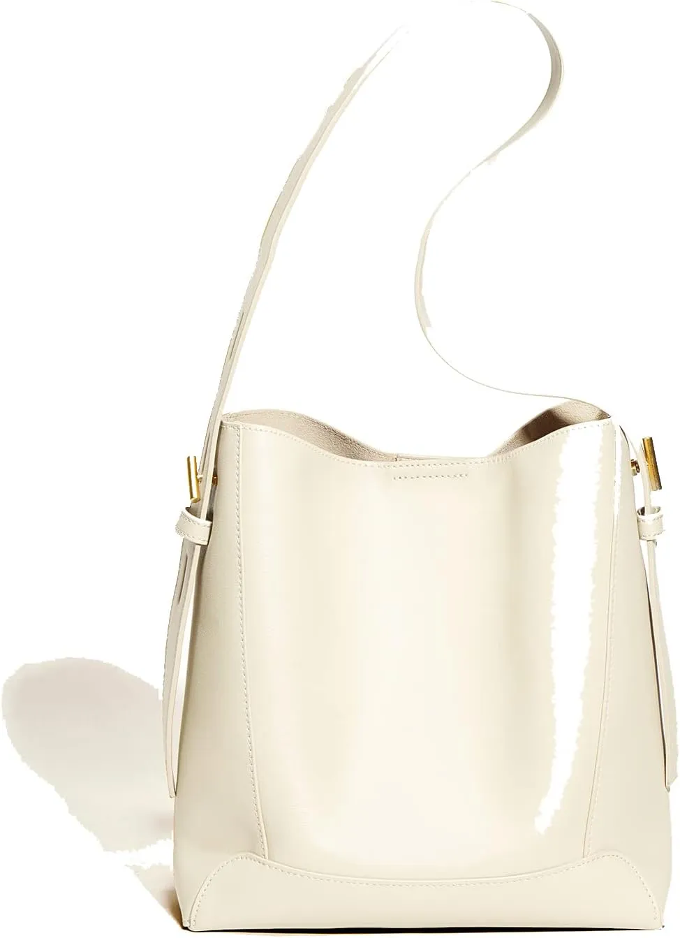 Stylish Vegan Leather Large Shoulder Bag for Women - Fashionable Crossbody Bucket Purse Tote (Brown)