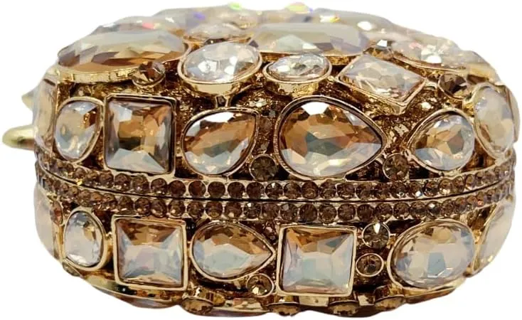 Stylish Women Crystal Evening Clutch Diamonds Handbag Rhinestone Clutch Bridal Purse for Cocktail Prom Party